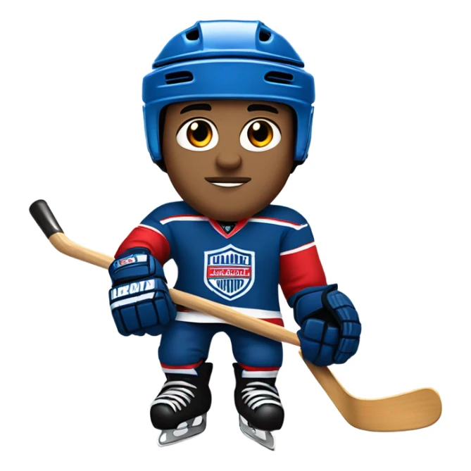 Motor city hockey white player sticker