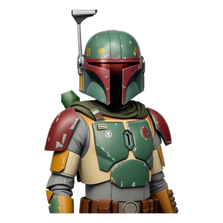 Boba fett emoji sticker