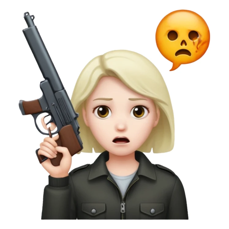 Gun to head  sticker