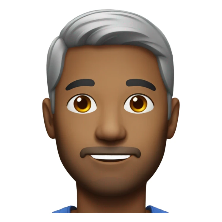 realistic portrait of a male sticker