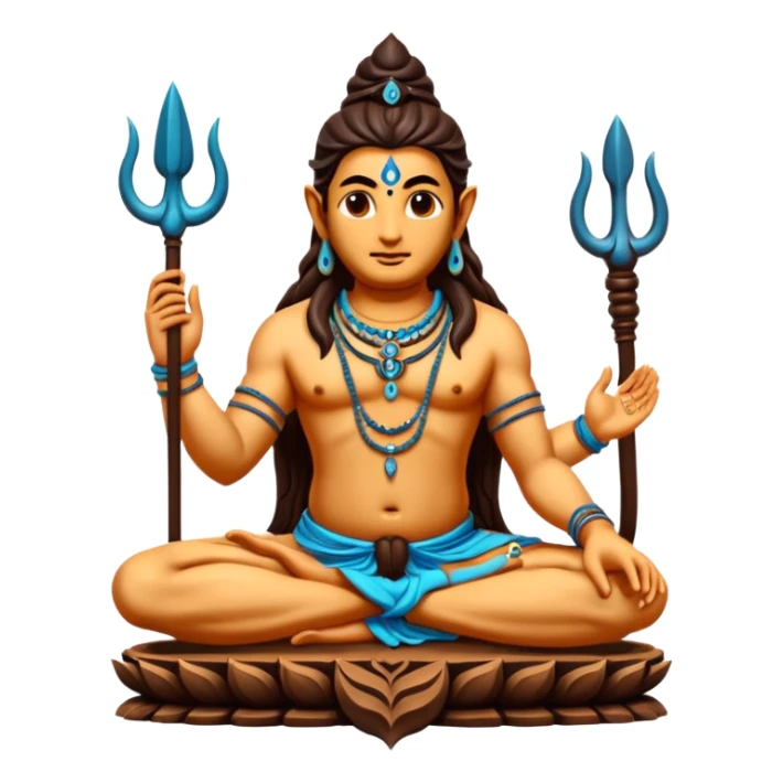 Damru of lord shiva sticker