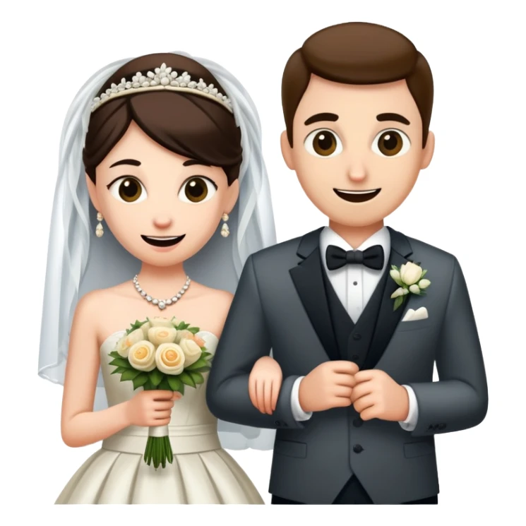 Person in fancy clothes sneaking into a wedding ceremony with a mischievous grin, uninvited guest sticker