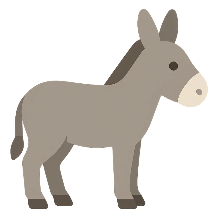 Donkey sticker