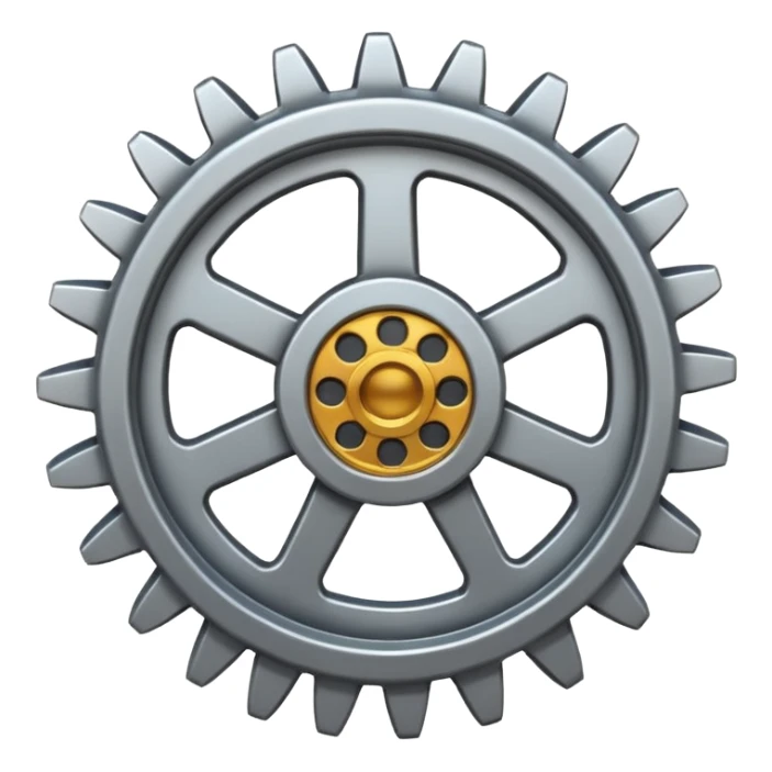 Pignon de mécanique et couronne w porte satellite w planétaire  sticker