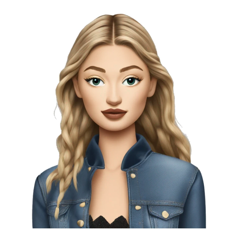 Gigi Hadid at Paris Fashion Week sticker