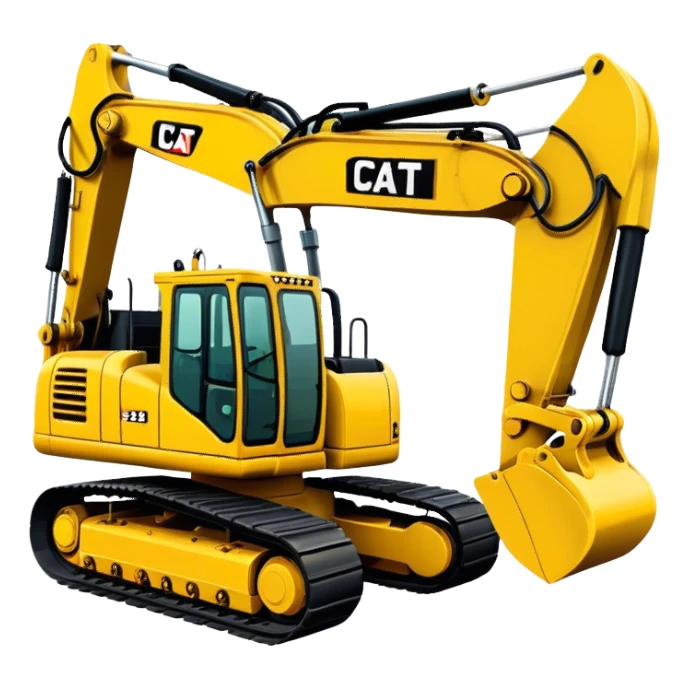 Excavator - Caterpillar 330 (Model Year: 2022) (Iconic colour: Yellow) sticker
