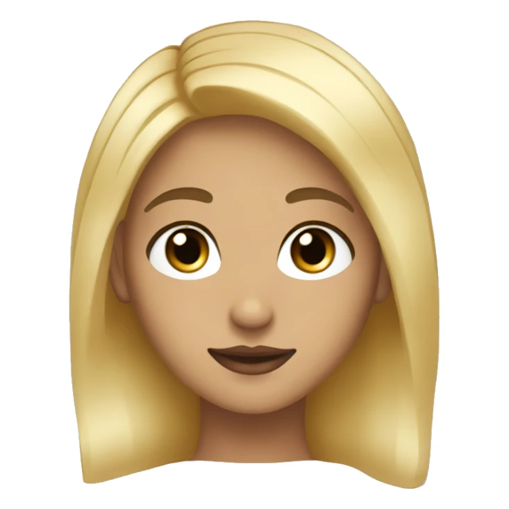 Blue eyes, olive skin, blonde hair with black roots, nonbinary  sticker