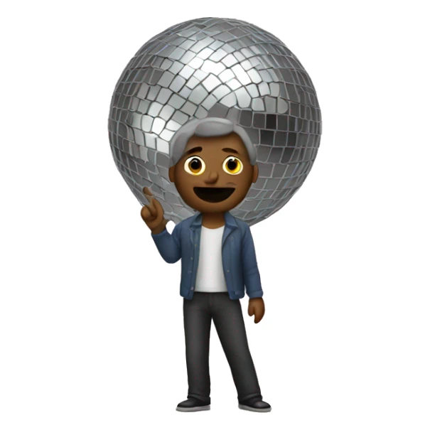 a man in the form of a disco ball



 sticker