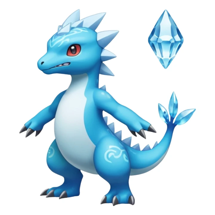 Inteleon-Pokémon-Amaura-fusion (full body) sticker