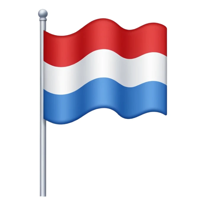 Emoji de drapeau avec les couleurs suivante : sticker