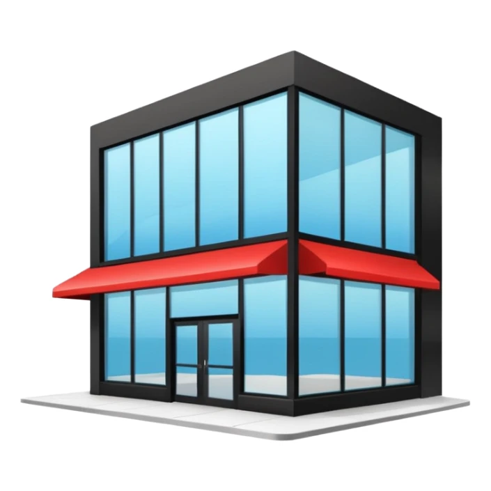 shop of comercial center sticker
