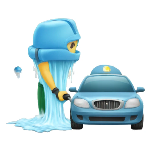 Auto Care employer car washing sticker