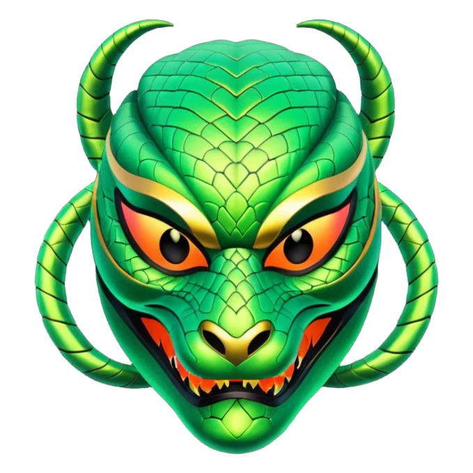 glitter green viper valorant toxic mask sticker