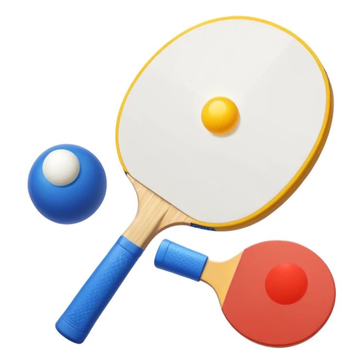 Generami l’emoji di un bicchiere solido di plastica e una pallina da ping-pong (tipo beer pong) sticker