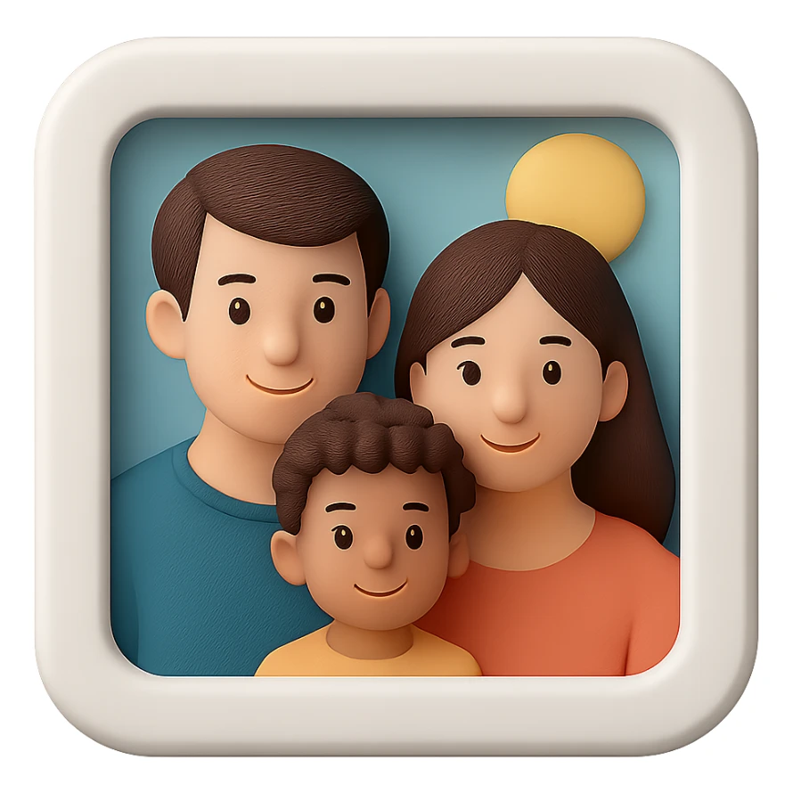 recreate this photo frame but add bit more details sticker