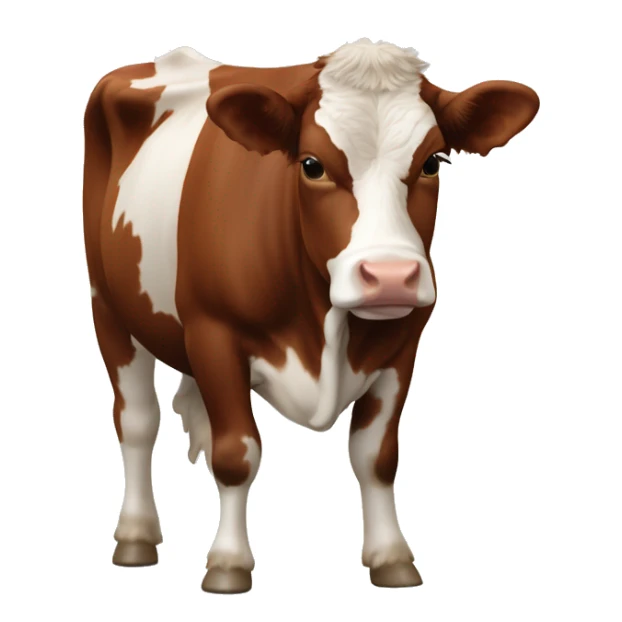 Pooled Hereford heifer. More orange on body. No white face.  sticker