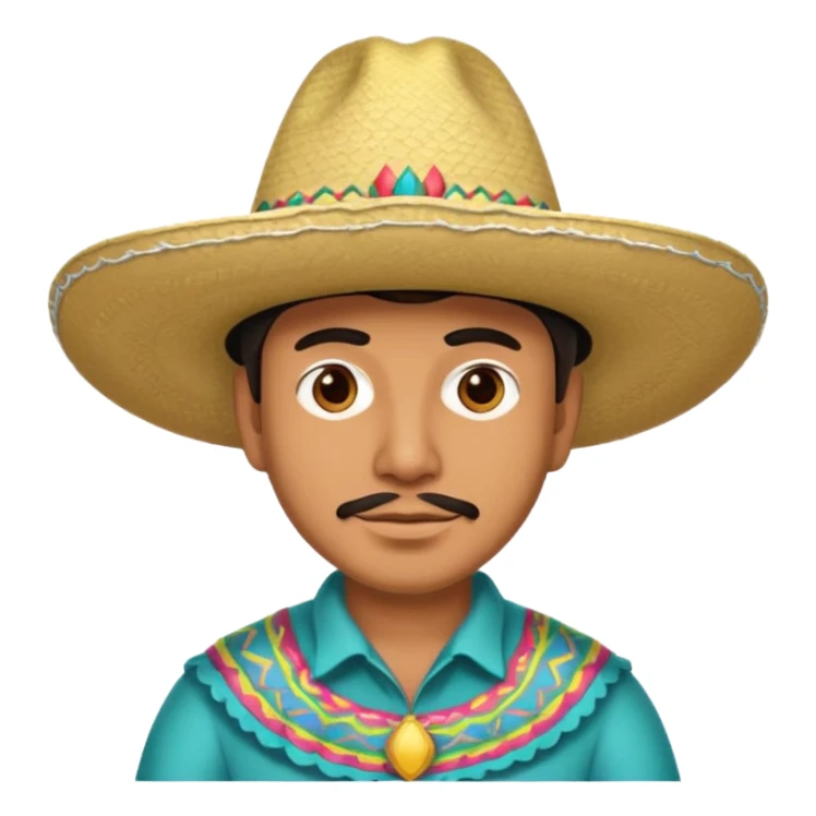 Tejana sombrero hombre sticker