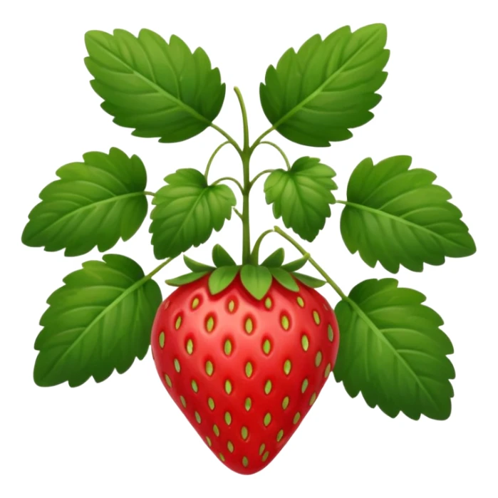 strawberry plant sticker