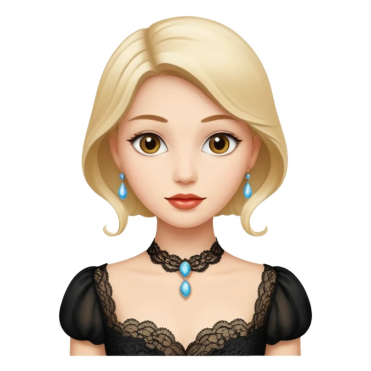 women dressed in elegant attire sticker