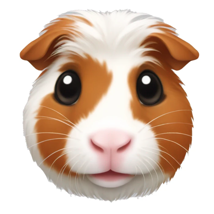 guinea pig white and red sticker