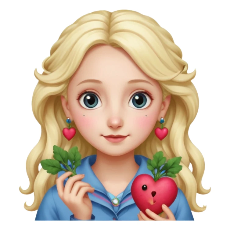 Luna Lovegood heart sticker