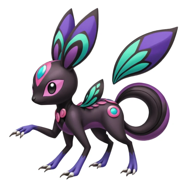 Meloetta-Noibat-Pokémon-Fakémon-creature sticker