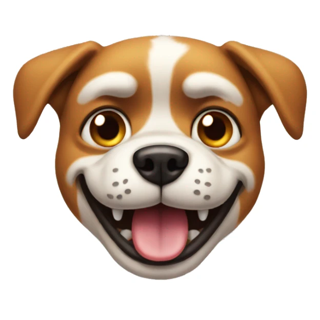 hysterical dog that looks mad sticker