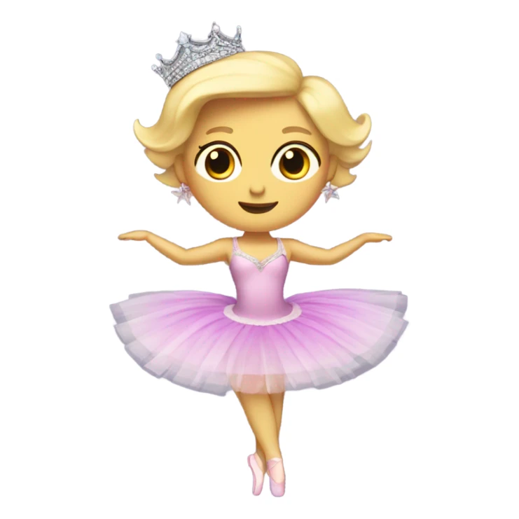 Donald Trump as a ballerina sticker