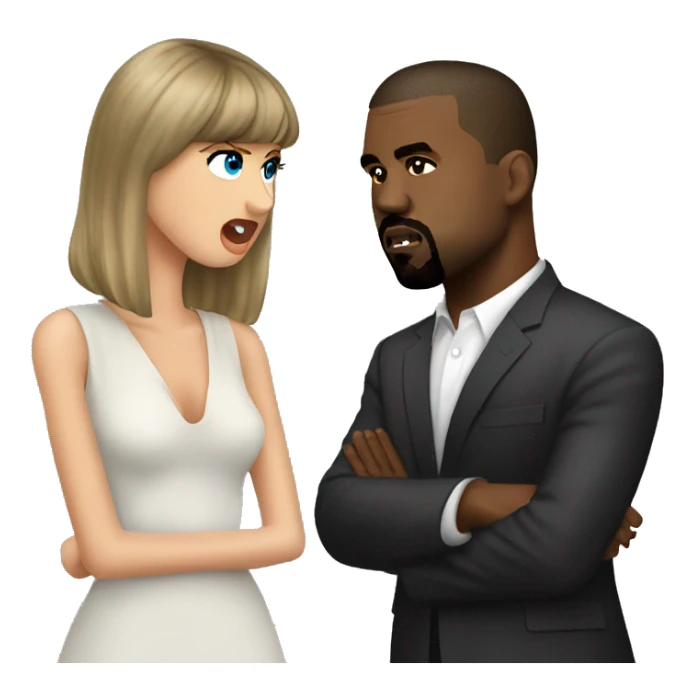 kanye west dissing taylor swift sticker