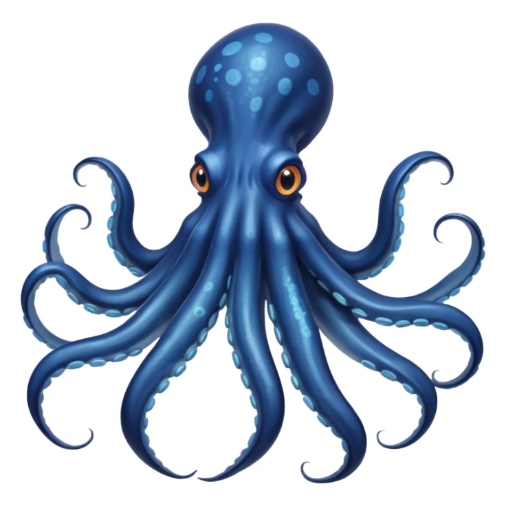 Giant Squid – Huge squid with long curling arms sticker
