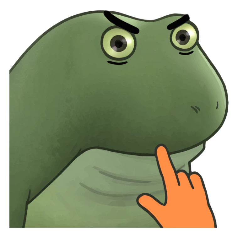 Durazno con una mano marcada  sticker