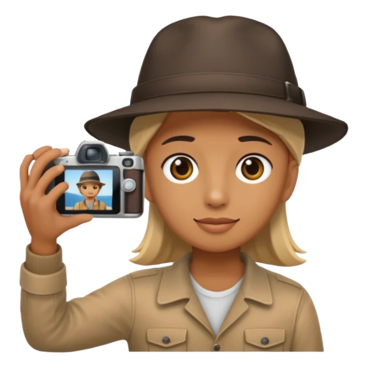 photographer taking a photo with their back to me sticker