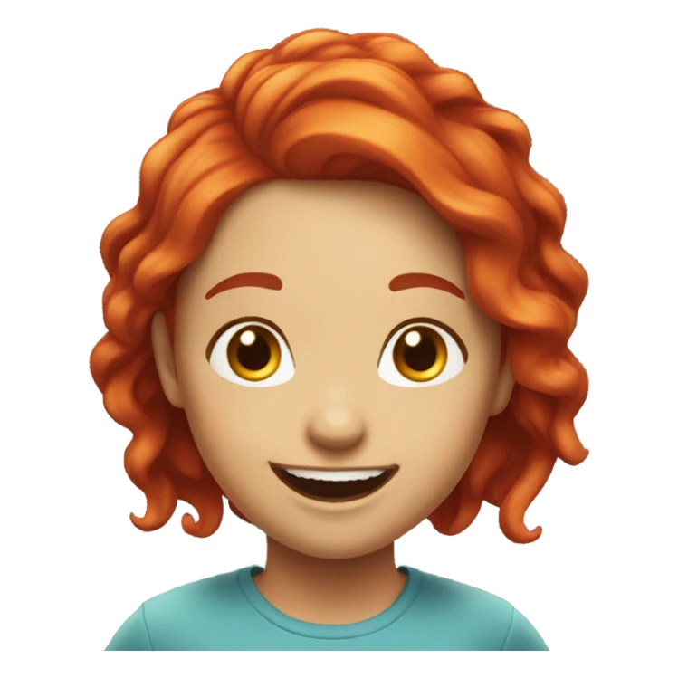 fox redhead girl lmao sticker