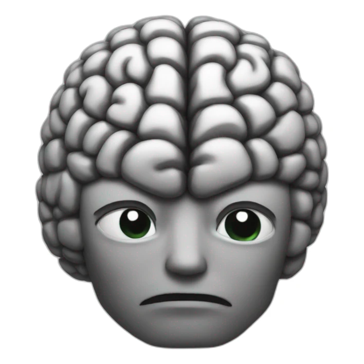 big brain sticker
