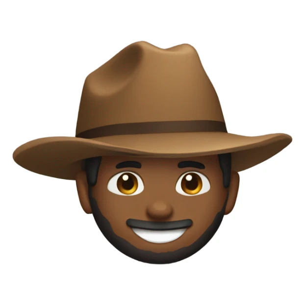 Brown man bull riding sticker