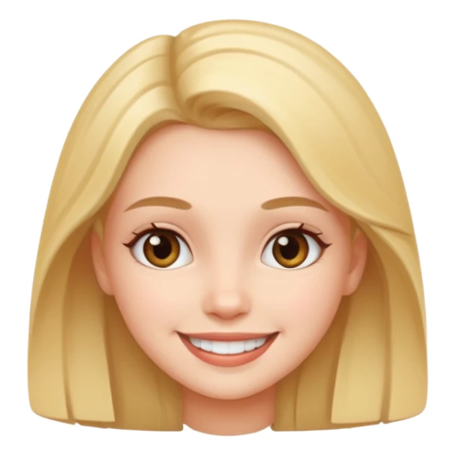 Beautiful cute girl sticker