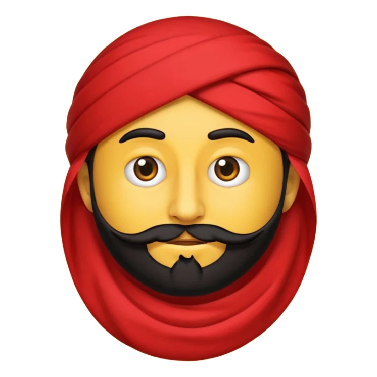 R Harfi yazan bir emoji rekli sticker