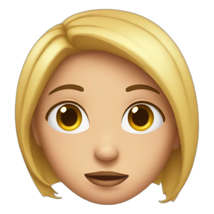 Emoji chocked with love eyes  sticker