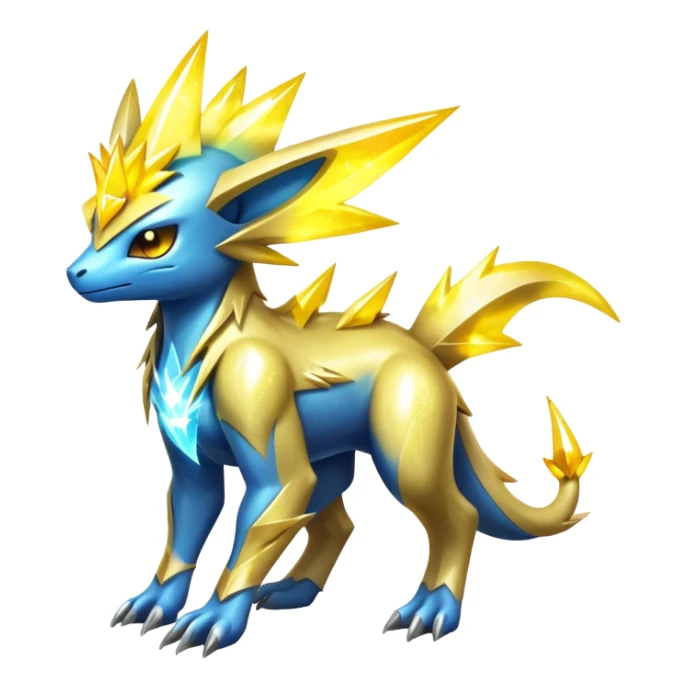  Shiny Sparkly Electric Cool Epic-Manectric-Fakémon-creature sticker