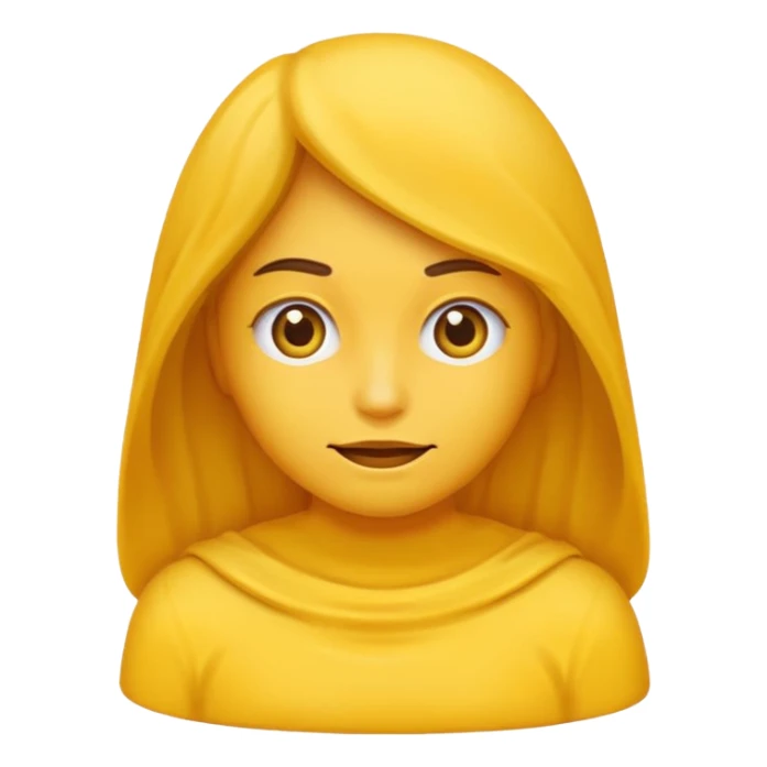 Emoji amarillo mordiéndose la uña sticker