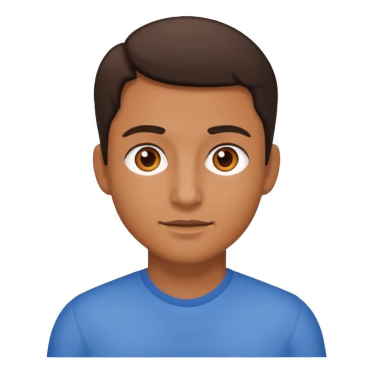 My own emoji based on a photo of myself sticker