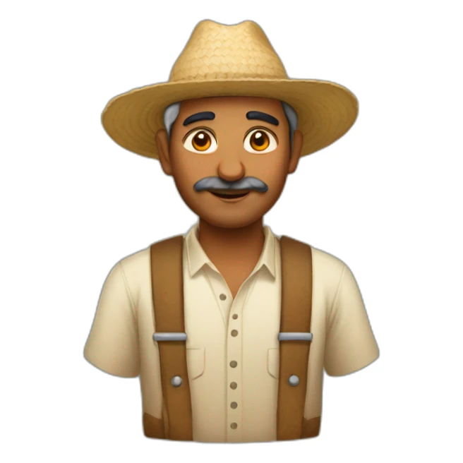 Indian farmer sticker
