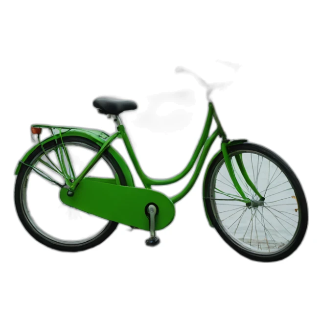 green bike in copenhagen sticker