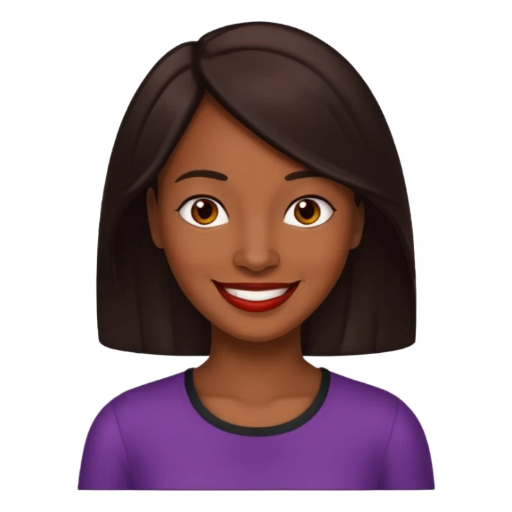 Rozonda Chilli Thomas with dark brown hair sticker