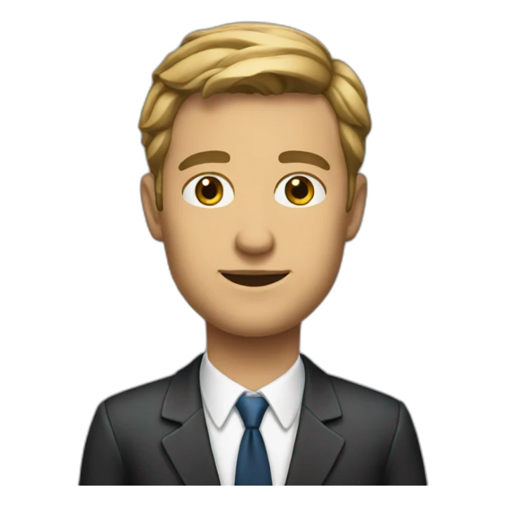 Handsome lawyer sticker