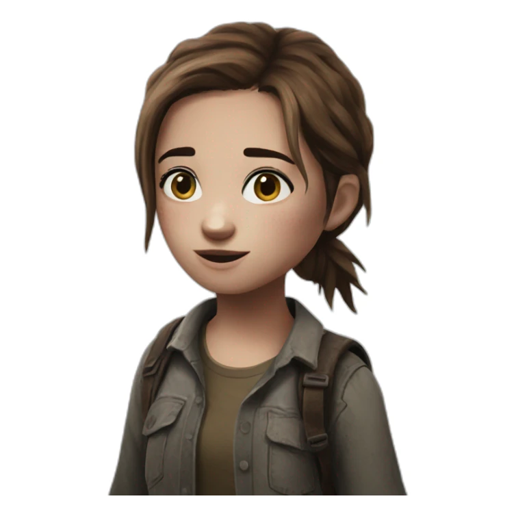 Ellie from the last of us sticker