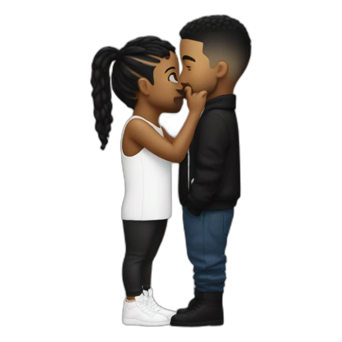 drake kissing 21 savage sticker