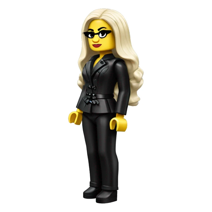 LADY GAGA lego full body sticker