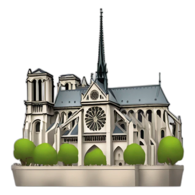 Cathédrâle Notre-Dame-de-Paris sticker