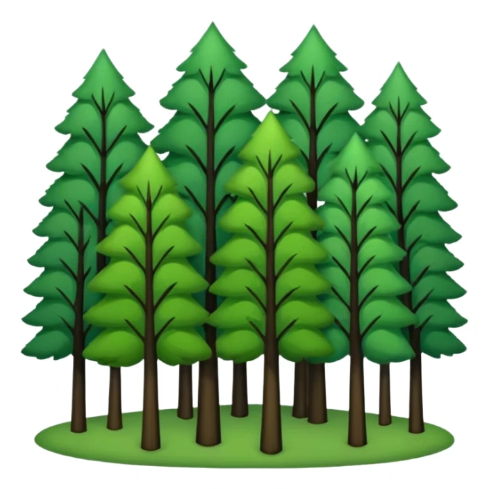 In our hometown, there’s plenty of trees sticker